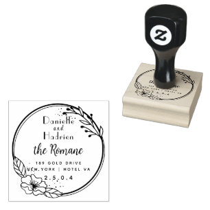 Tampons Encreurs Tampographe de mariage personnalisé