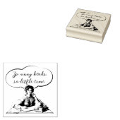 TAMPONS ENCREURS TANT DE LIVRES SI PEU DE TEMPS (Tamponné)