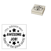 Tampons Encreurs Teacher Classroom Library star Silhouette (Tamponné)