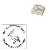 Tampons Encreurs Teacher Personnalisé Pelican Stamp Cute "Superbe t (Tamponné)