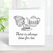 Tampons Encreurs Teapot, Teapup et Citation de gâteau