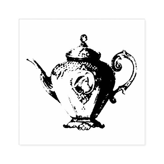 Tampons Encreurs Teapot victorien de Noël (Impression)
