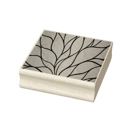 Tampons Encreurs Teintes créatives bleu ciel motif de feuilles  (Tampon)