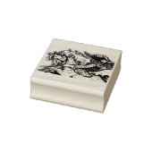 TAMPONS ENCREURS TÉMOIN SUR CHEVAL ENCHANTÉ, HALLOWEEN CAOUTCHOUC (Tampon)