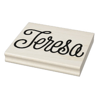 Tampons Encreurs Teresa Authentique Typographie Rétro