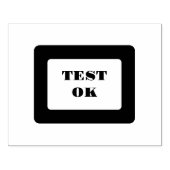 Tampons Encreurs Test personnalisé OK Texte pour l'utilisation du p (Impression)