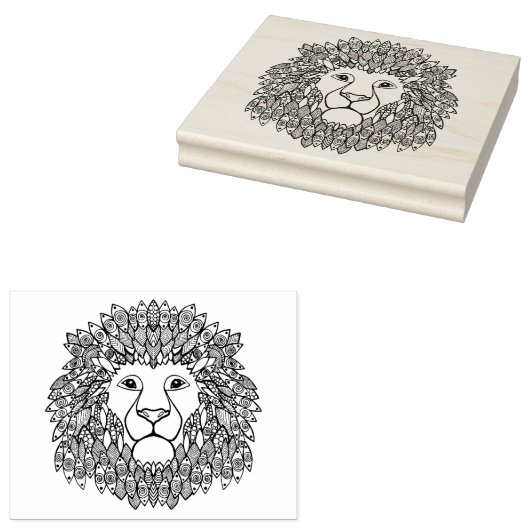 Tampons Encreurs Tête de lion inspirée (Tamponné)
