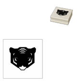 Tampons Encreurs Tête de tigre bleue (Tamponné)