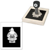 Tampons Encreurs Texte de l'image de Noël Timbre en caoutchouc (Tamponné)