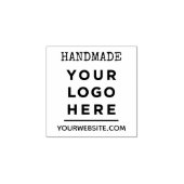 Tampons Encreurs Texte et logo artisanaux rustiques (Impression)