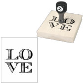 Tampons Encreurs Texte graphique LOVE (Tamponné)
