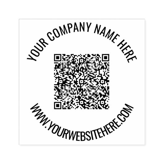 Tampons Encreurs Texte personnalisé d'info-analyse de code QR perso (Impression)