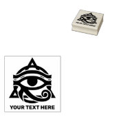 Tampons Encreurs Texte personnalisé Œil d'Horus (Tamponné)
