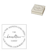 Tampons Encreurs Texte personnalisé personnalisé au sein d'un cercl (Tamponné)