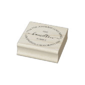 Tampons Encreurs Texte personnalisé personnalisé au sein d'un cercl (Tampon)