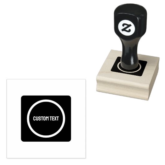 Tampons Encreurs Texte personnalisé Votre impression de style de me (Tamponné)