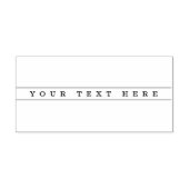 Tampons Encreurs Texte Simple Et Bandes Minces (Impression)