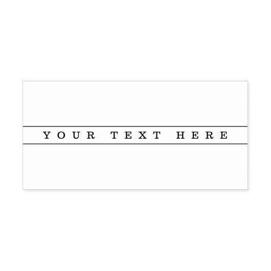Tampons Encreurs Texte Simple Et Bandes Minces (Impression)