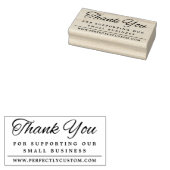 Tampons Encreurs Thank you supporting business URL elegant font (Tamponné)