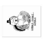 Tampons Encreurs Thanksgiving Old English Sheepdog (Gris 1) Fun (Impression)