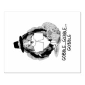 Tampons Encreurs Thanksgiving Shetland Sheepdog (merle bleu) Drôle (Impression)