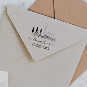 Tampons Encreurs Thème du camp Nom de famille Signature Adresse d