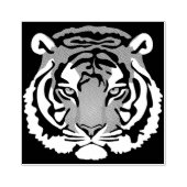 Tampons Encreurs Tigre, chat sauvage sur noir (Impression)