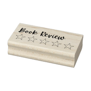 Tampons Encreurs Timbre 5 Étoiles de révision du livre   Timbre du 