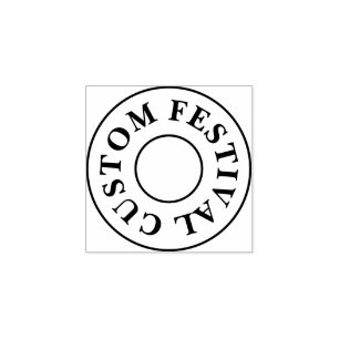Tampons Encreurs Timbre à main du festival personnalisé
