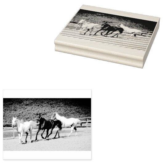 Tampons Encreurs Timbre à trois chevaux (Tamponné)
