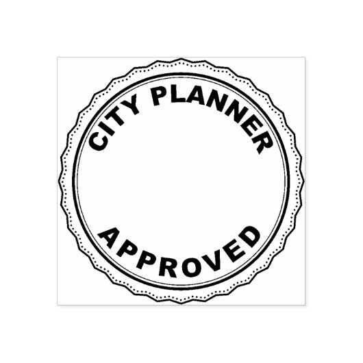 Tampons Encreurs Timbre approuvé par l'urbaniste (Impression)