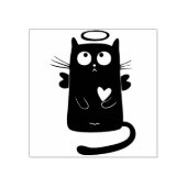 Tampons Encreurs timbre art chat ange (Impression)
