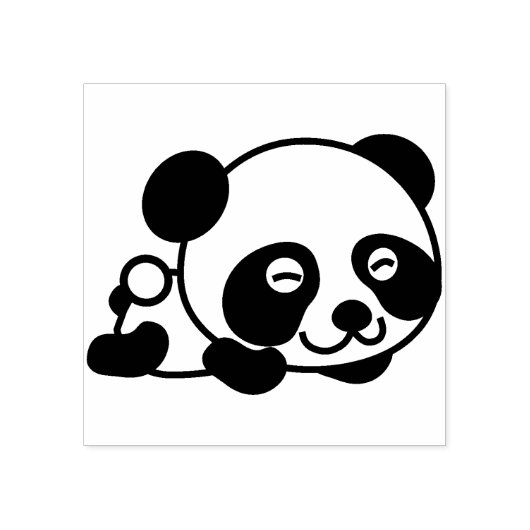 Tampons Encreurs timbre art panda bébé (Impression)