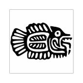 Tampons Encreurs timbre art poisson aztèque (Impression)