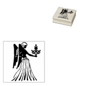 Tampons Encreurs timbre art zodiac vierge vierge (Tamponné)