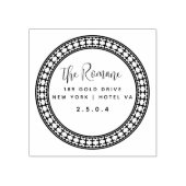 Tampons Encreurs Timbre auto-écriture du nom de famille du script (Impression)