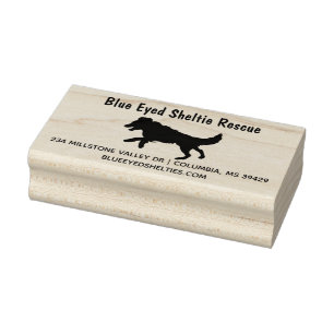 Tampons Encreurs Timbre auto-encastré Shetland Sheepdog Sheltie