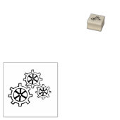 Tampons Encreurs Timbre avec engrenages (Tamponné)