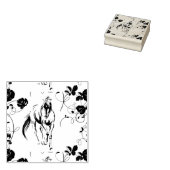 Tampons Encreurs Timbre baroque à cheval (Tamponné)