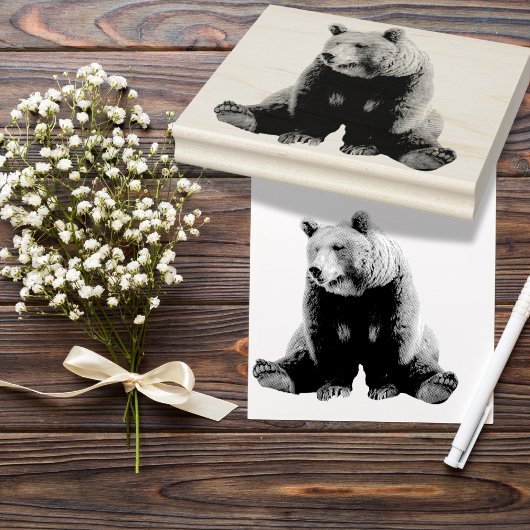 Tampons Encreurs Timbre Brown d'ours à froid