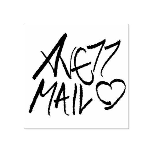 Tampons Encreurs Timbre caoutchouc "Avett Mail" Scott (Impression)