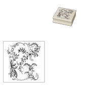 Tampons Encreurs Timbre caoutchouc de 3 tailles Monogramme Initial  (Tamponné)