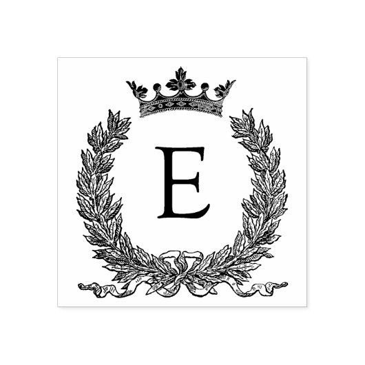 Tampons Encreurs Timbre caoutchouc de 3 tailles Monogramme Initial  (Impression)