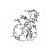 Tampons Encreurs Timbre caoutchouc de 3 tailles Monogramme Initial  (Impression)