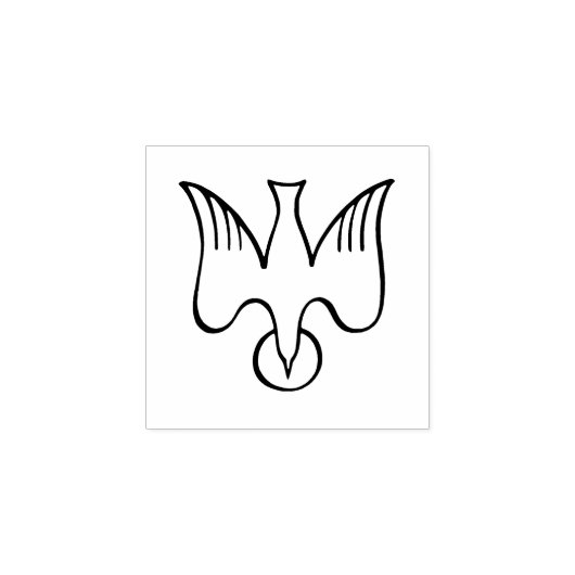 Tampons Encreurs Timbre caoutchouc de la colombe Saint-Esprit (Impression)