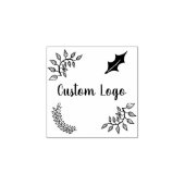 Tampons Encreurs Timbre caoutchouc Floral Custom Logo (Impression)