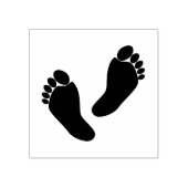 Tampons Encreurs Timbre Carré 2 Pouces De Pieds Pieds Pieds Pied-Pi (Impression)