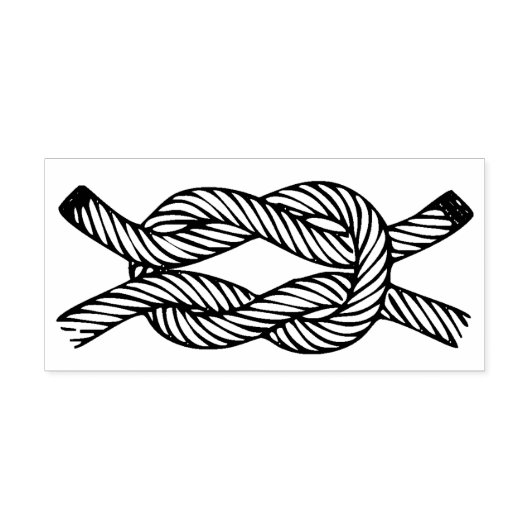 Tampons Encreurs Timbre carré en caoutchouc Knot (Impression)