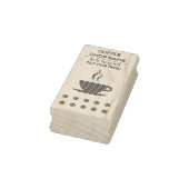 Tampons Encreurs timbre-carte de visite à café plaid (Tampon)