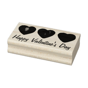 Tampons Encreurs Timbre Coeur Heureuse Sainte-Valentin